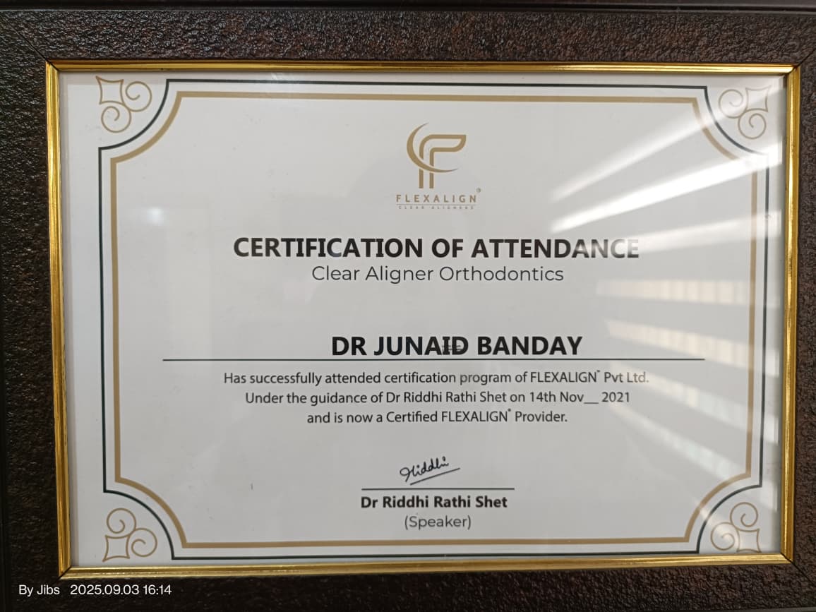 Clear Aligners Certificate